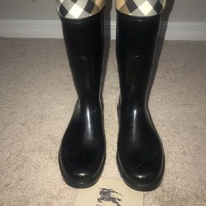 Burberry Rainboots Nova High Boots